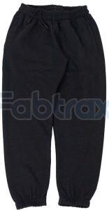 Mens Black Regular Fit Fleece Jogger