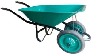 Double Tyre Wheel Barrow With Jumbo Bucket