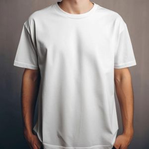 Mens White Promotional T Shirt