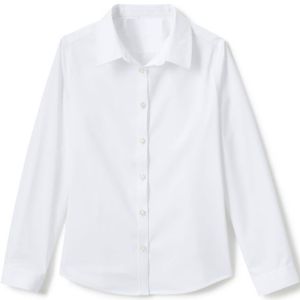 Plain Full Sleeves School Shirt