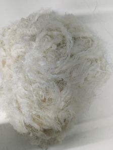 White Silk Yarn Waste