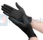 Non Sterile Black Nitrile Examination Gloves