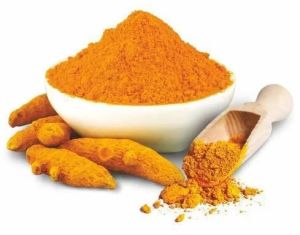 yellow turmeric powder