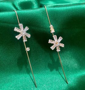 Snowflake Earcuff Climber Earring