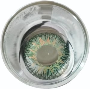 Crazy Color Contact Lens Green- 3 Tone