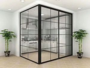 UPVC Glass Kitchen Partition