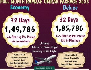 full month ramzan umrah tour package