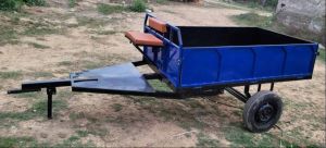 Blue Power Tiller Trolley