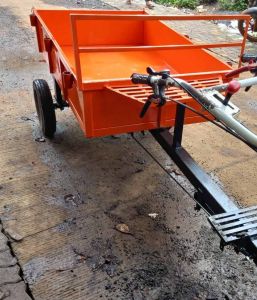 Orange Power Tiller Trolley