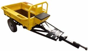 Yellow Power Tiller Trolley