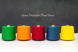 Spun Polyester Dyed Yarn