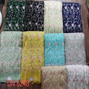 Jaal Embroidered Fabric