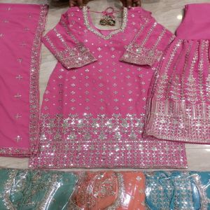 Ladies A Line Kurti Set