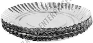 8 Inch Leak Proof Silver Paper Plate