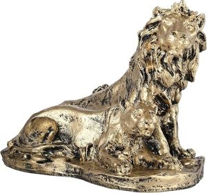 Resin Lion Pair Statue