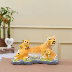 Resin Tiger Family Statue