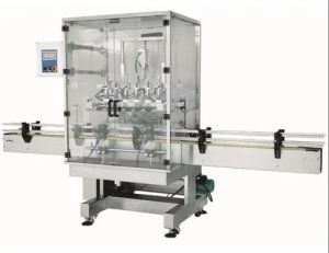 Semi Automatic Four Head Liquid Filling Machine