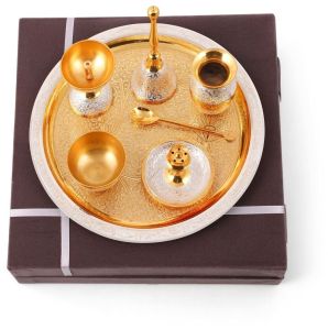 Aluminium Pooja Thali