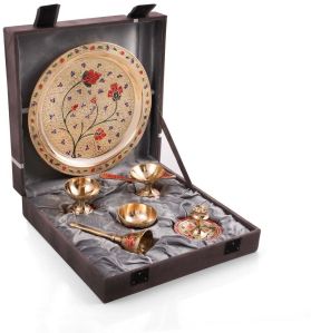 Brass Pooja Thali