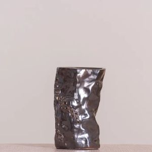 Why Deny (Medium, Brown) Ceramic Vase