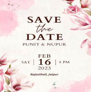 Save The Date Card