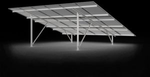 Modular Double Post Solar Panel Mounting Structure