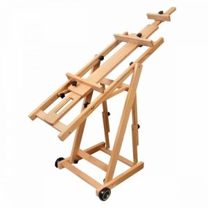 master multi-function studio artist wood floor easel