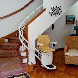 Bespoke Indoor Curved Chair Lift