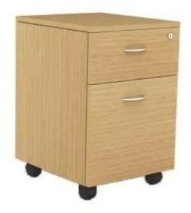 Wooden 2 Drawer Mobile Drawer for Office