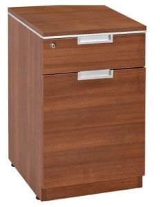Wooden 2 Drawers Fixed Pedestal 738 for Office