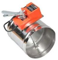Motorized Round Damper with Actuator