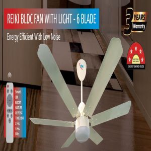 Reiki 6 Blade BLDC Ceiling Fan