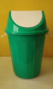 Green 40 Litre Plastic Dustbin