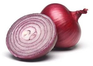 organic red onion