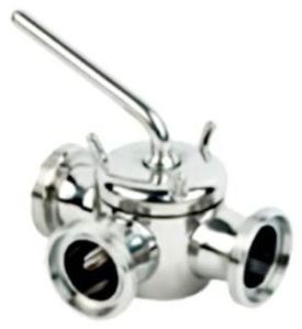 Stainless Steel Three Way Plug Valve