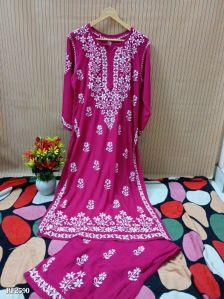 Handloom Premium Chikankari Kurti Palazzo Set