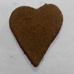 4 Inch Heart Shape Cow Dung Cake