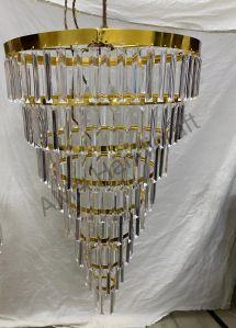 Round Crystal Hanging Chandelier