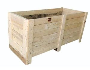 Brown Pine Wooden Pallet Box