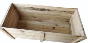 Rectangular Solid Wood Pallet Box