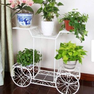 Cart Flower Pot Stand