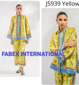 Yellow Korean BSY Women Co- Ord Set