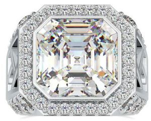 Moissanite Diamond Ring