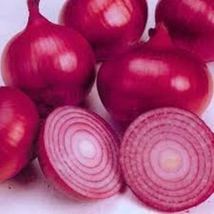 organic red onion