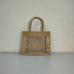 10 X 12 Inch PVC Jute Carry Bag