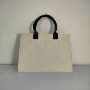 Cotton Canvas Laminated Jute Bag