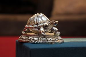 3x3inch 999 Pure Silver Tortoise Statue