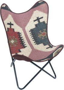 Iron Rugs Butterfly Chair