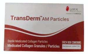 STERILE MEDICATED COLLAGEN PARTICLES