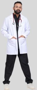 Unisex Half Sleeves Lab Coat